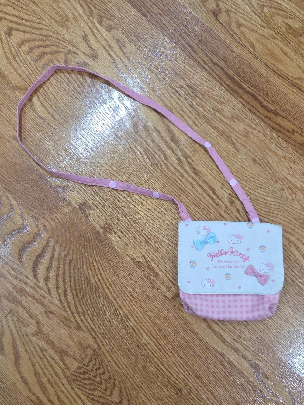 Sanrio Pink and White Shoulder Bag